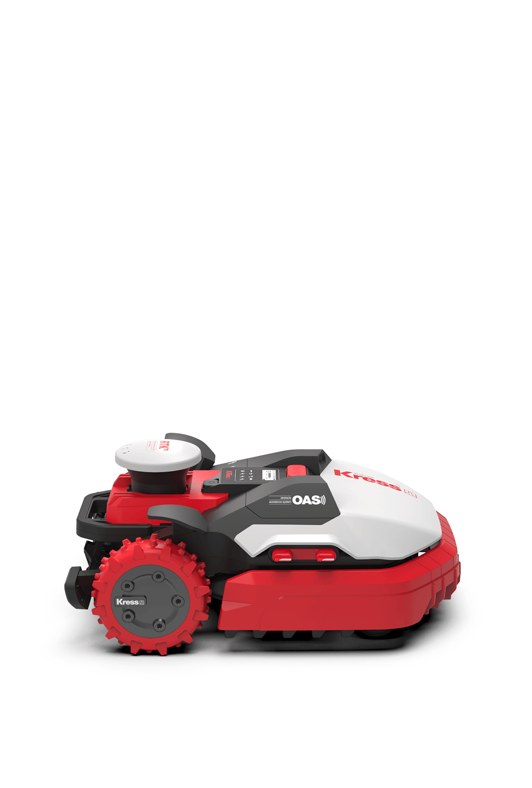 Kress RTKⁿ 3-acre robotic lawn mower with OAS (Obstacle Avoidance System)